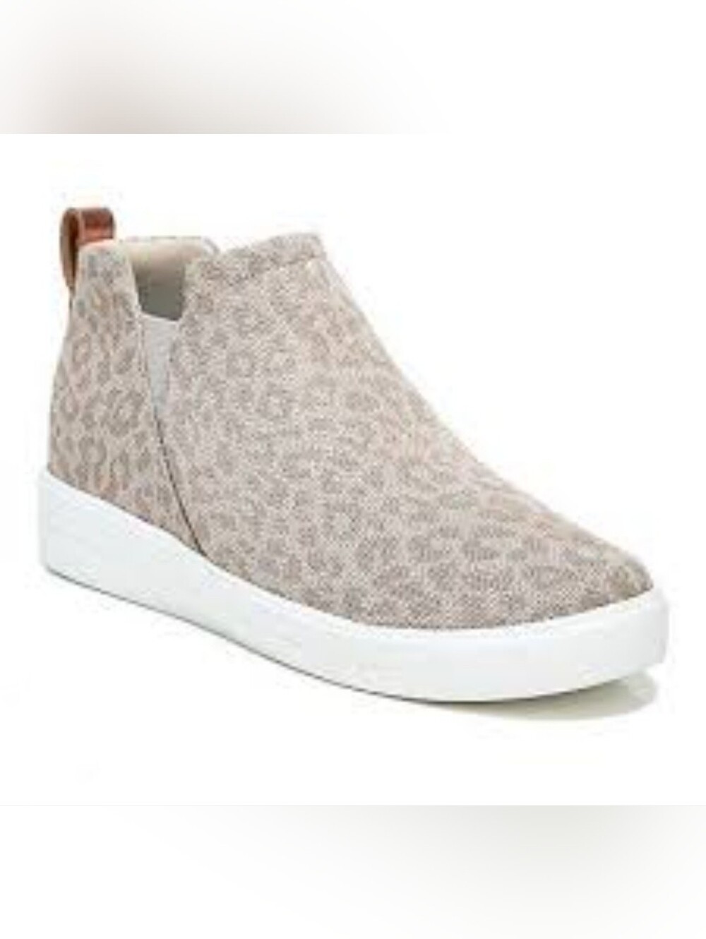 Ryka Womens Vera Animal Print Slip On Wedge Sneaker